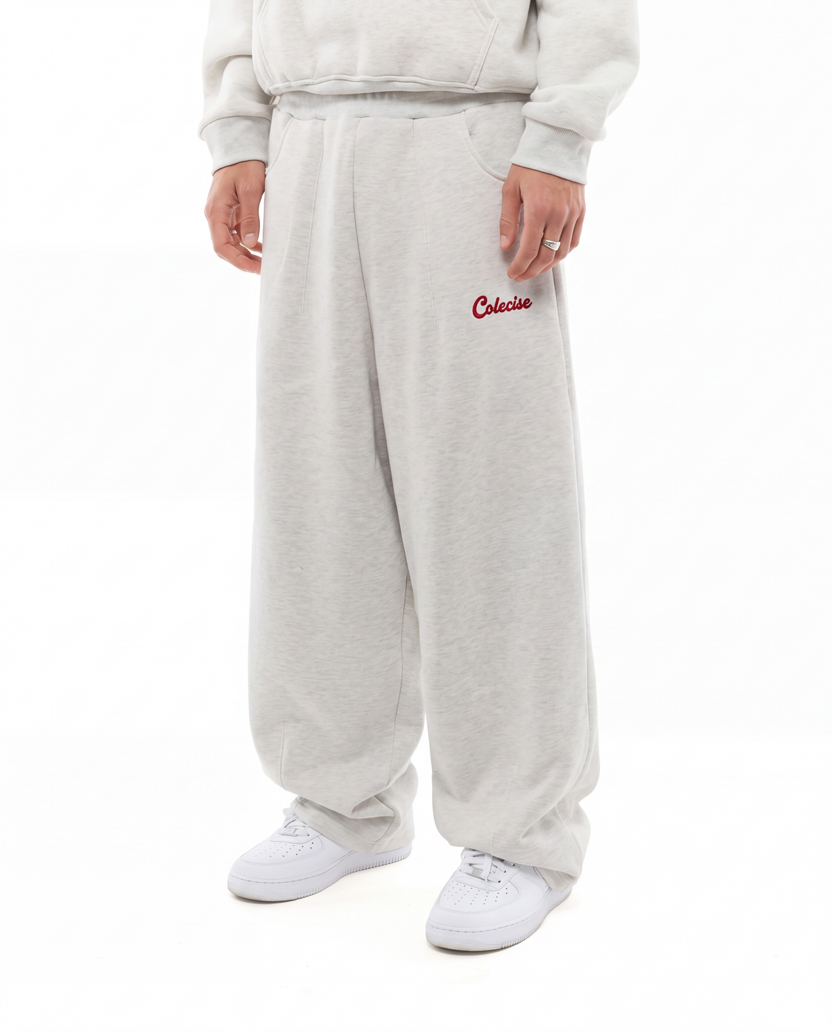 JOGGING GRIS POLAIRE